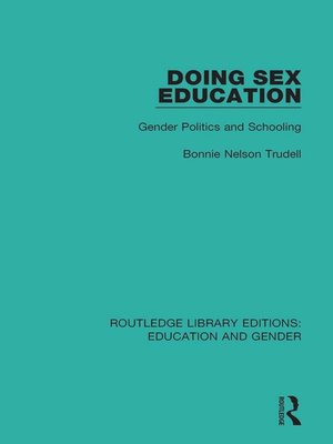 cover image of Doing Sex Education